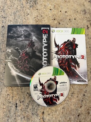 XBOX 360 Video Game - Prototype 2 in Steelbook Metal Case w/ Manual