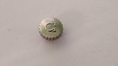 Used Genuine Omega CROWN S/S White 4.95mm diameter tap 10 (0.90mm stem, good thr