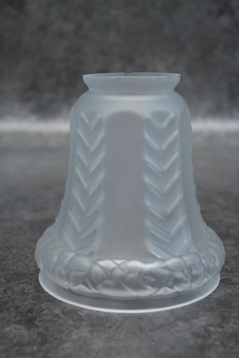 LAMPE SUR PIED original avec tulipe en pâte de verre signée Degué, art
