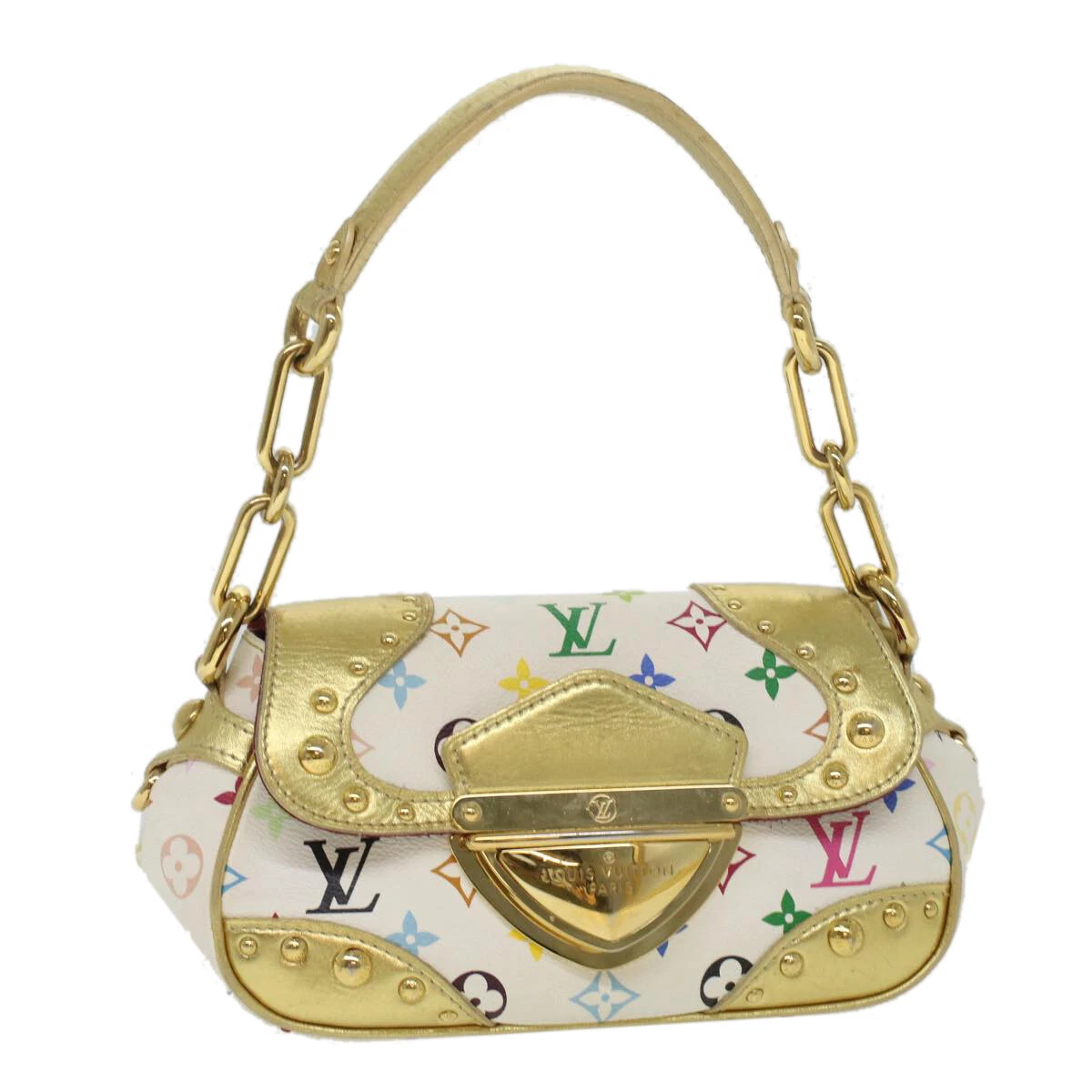 Vintage Louis Vuitton Y2K Marilyn Bag Monogram Colorful White