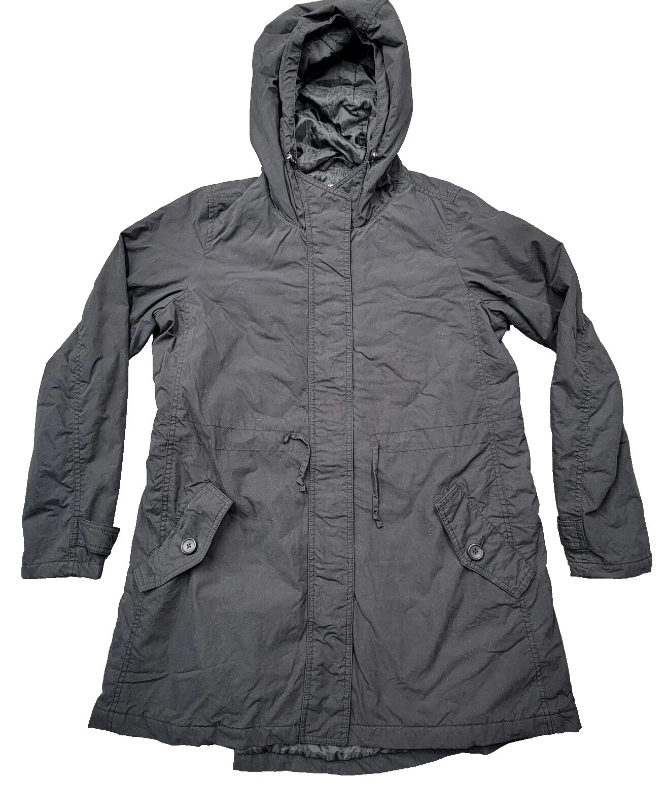 Куртка военная Uniqlo однотонная пальто, куртки и жилеты для женщин