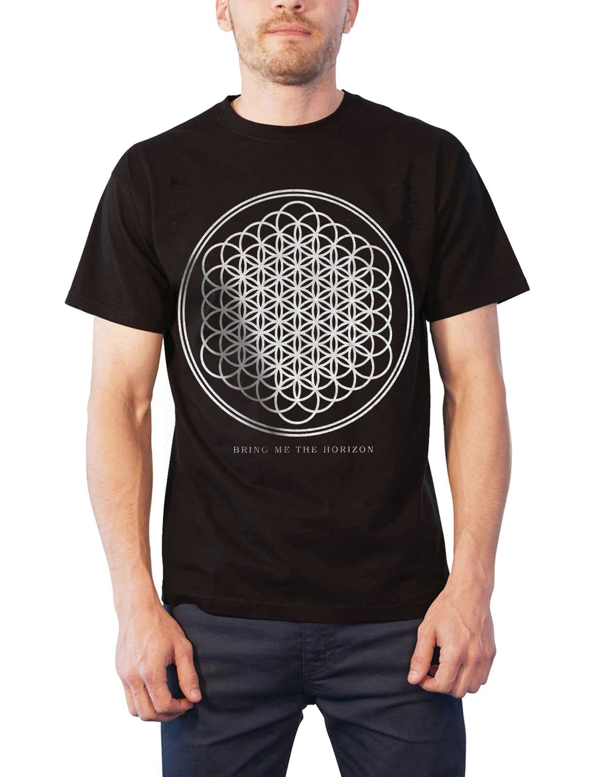 Bring Me The Horizon Official Sempiternal Tour Mens Black T-Shirt BMTH