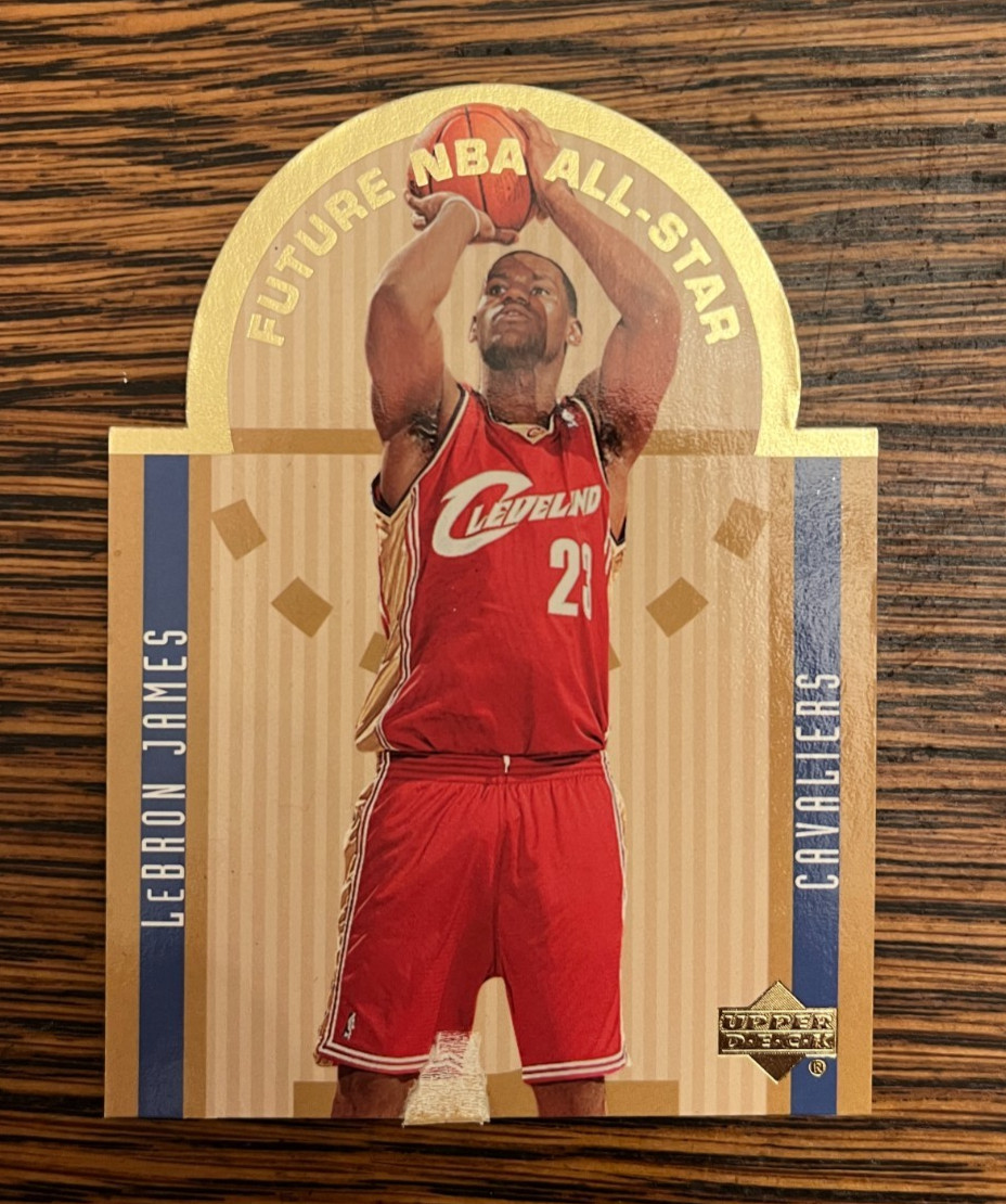 2003 LeBron James | Upper Deck Future All Star | Die-Cut ROOKIE E15  | See Photo
