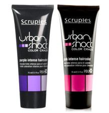 Scruples Urban Shock Color Craze Purple  Pink 2.5 Oz Pack of 2