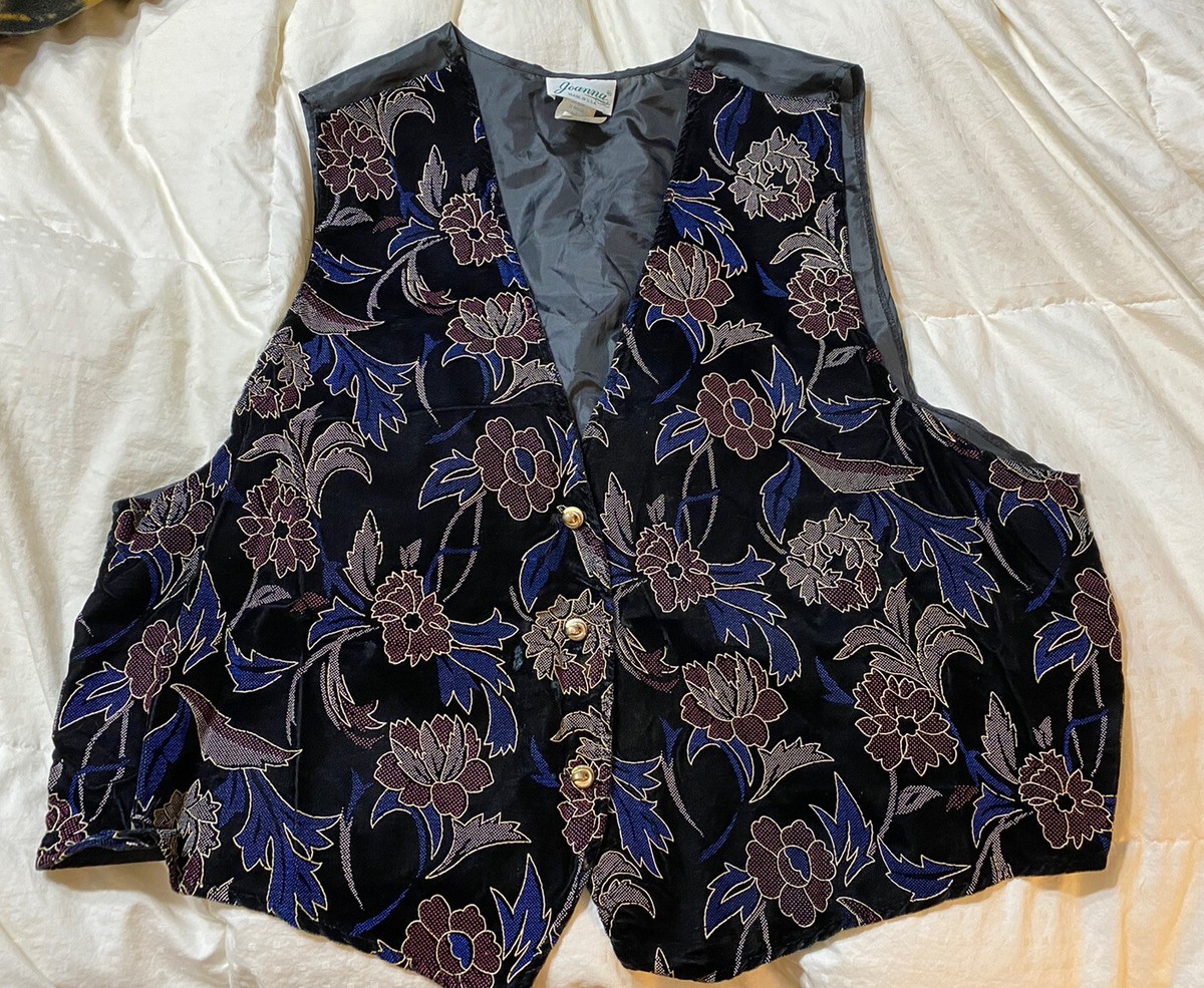 Vintage Joanna 80s/90s Retro Button Down Vest Womens USA Vintage Joanna 80s/90s Retro Button Down Vest Womens USA