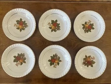Set of 6 Enoch WEDGWOOD Tunstall Ltd ENGLISH HARVEST Berry Dessert Fruit Bowls