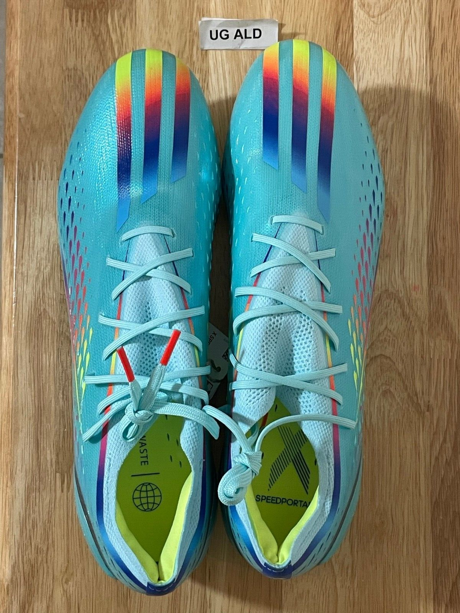Adidas X Speedportal.1 SG Aqua Blue Soccer Cleats Size Men's 13.5