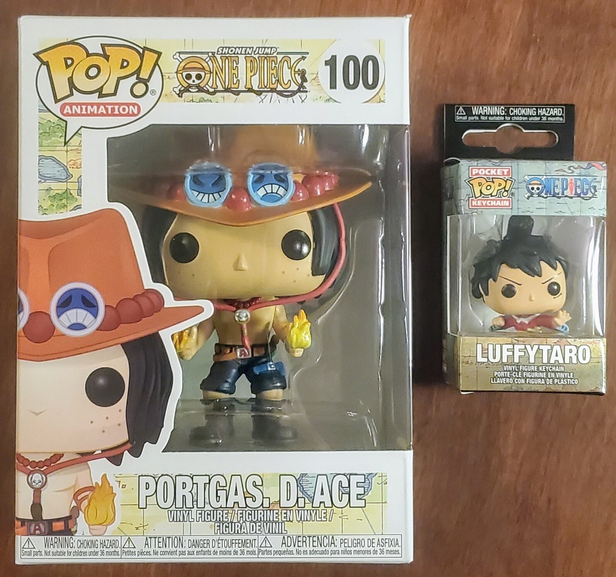 FUNKO POP! ANIMATION ONE PIECE - PORTGAS. D. ACE #100 + PROTECTOR