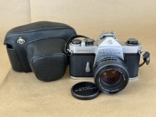 Asahi Pentax Spotmatic SP 35mm Film Camera W/ 50mm 1.4 Takumar W/ Case