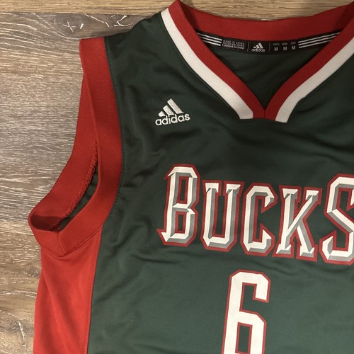Vintage Andrew Bogut #6 Milwaukee Bucks Jersey Adidas Youth M - Picture 4 of 7