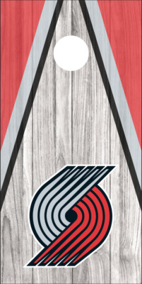 Portland Trailblazers (2PCS) Cornhole Board Wraps Decals Vinyl Sticker