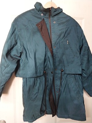 VTG Forecaster Of Boston Women’s Size M Oversize Raincoat Jacket Overcoat 