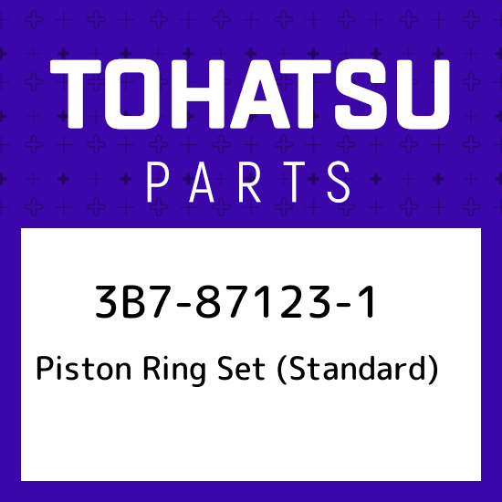 3B7-87123-1 Tohatsu Piston ring set (standard) 3B7871231, New  