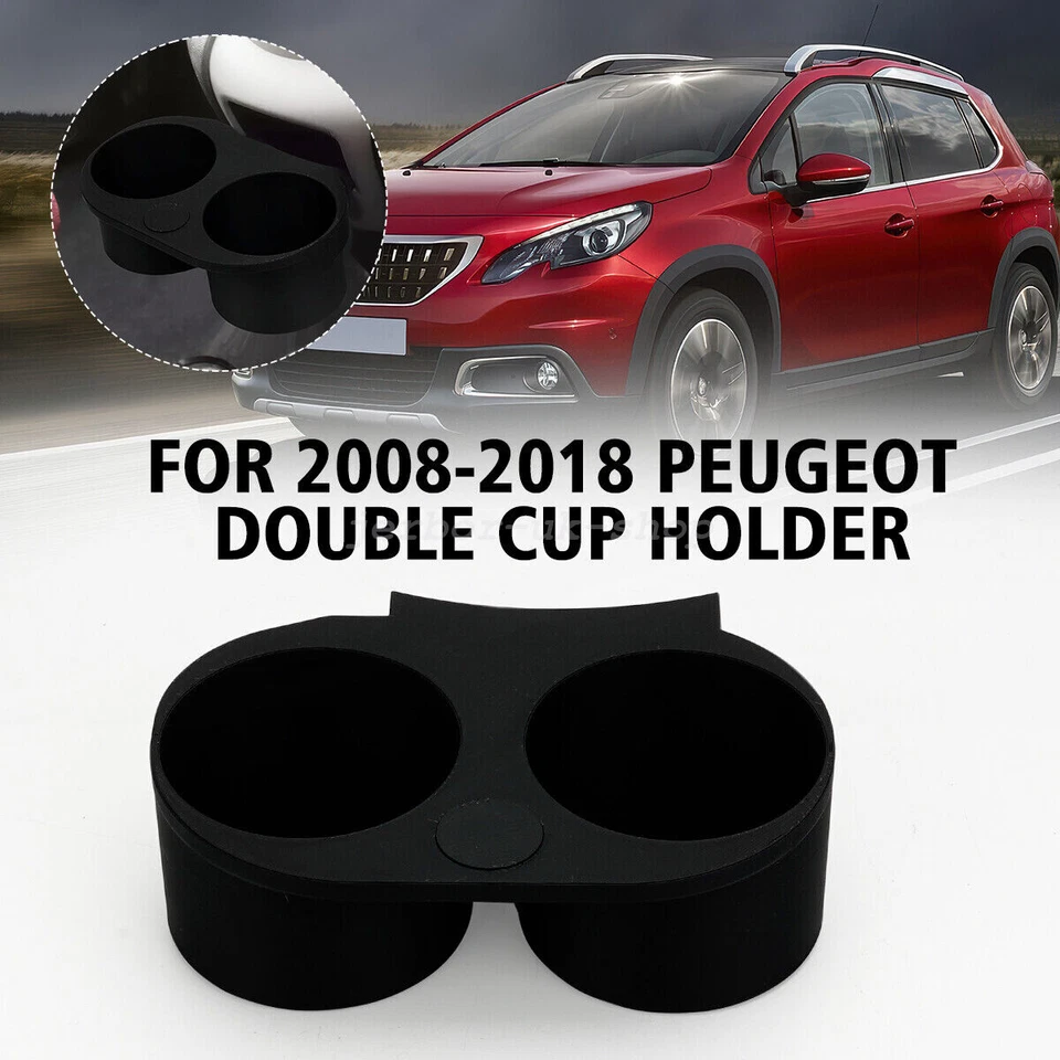 Portavasos doble Reino Unido para Citroen Berlingo, Peugeot Partner 2008 - 2018 - Imagen 2 de 4