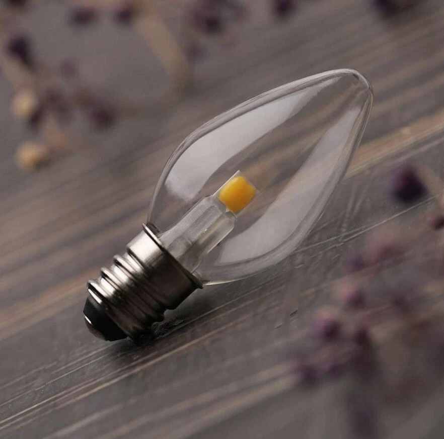 LED Night Light Bulb – C7 E12 LED Bulbs – Candelabra Light Bulbs, 0.6 6 Pack - Image 4 of 4
