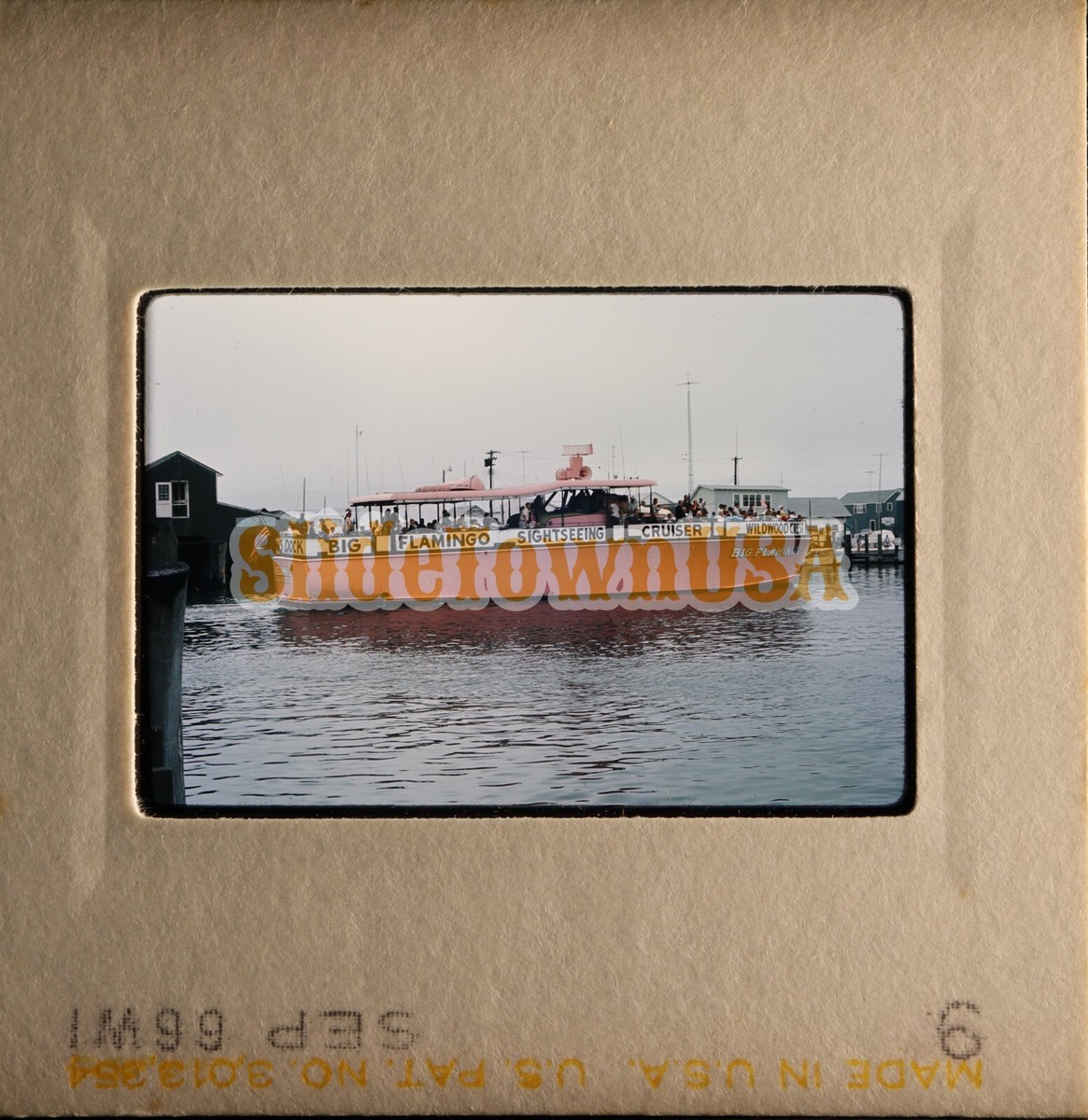 Vtg 1966 Slide Big Flamingo Sightseeing Cruiser Wildwood Crest