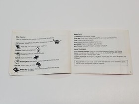 Kid Nikki Radical Ninja Authentic Original NES Nintendo Manual Only *damage