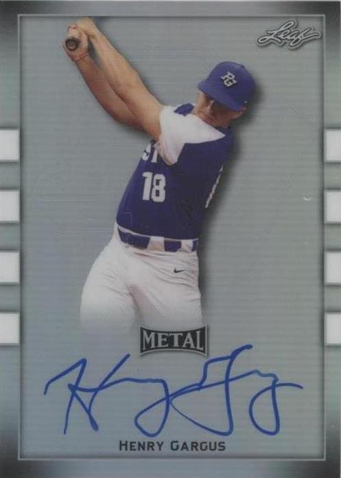 2018 Leaf Metal Perfect Game All-American Classic - Henry Gargus #BA-HG1 - 1 of 1