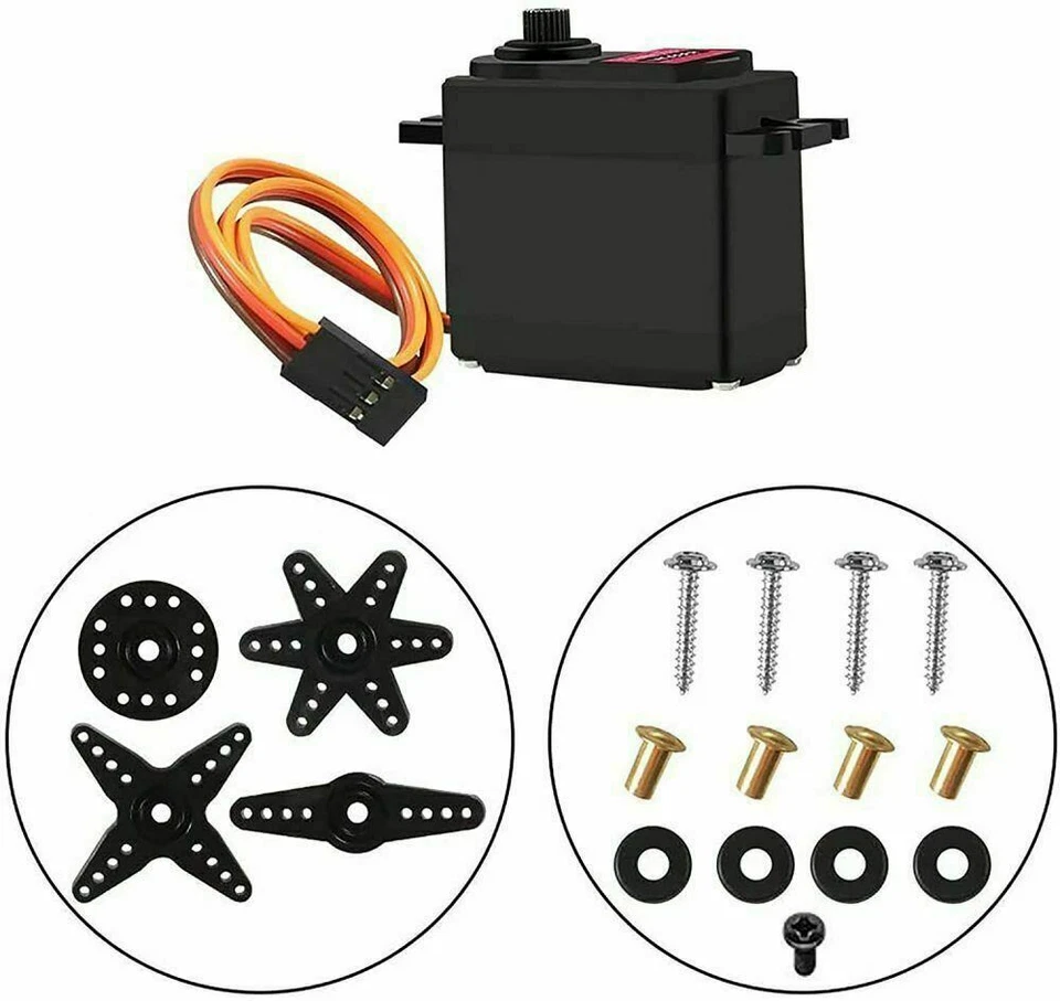 MG996R Metal Gear 90° Torque Servo For Futaba JR RC Truck Racing Heli RC Plane - Image 2 of 4