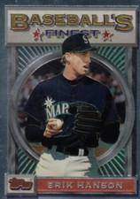 ERIK HANSON FINEST SILVER BASE SEATTLE MARINERS #150 1993 93 TOPPS