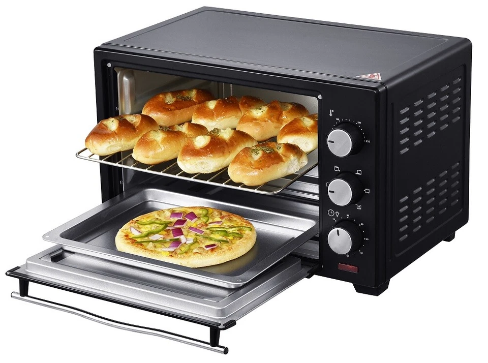 Mini Forno a Ricircolo 25 Litri 3in1 Mini Forno Forno Pizza Piccolo Forno - Immagine 2 di 4