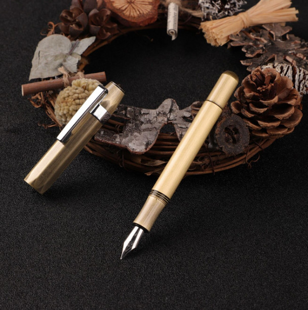 1PC. Brass Fountain Pen Pocket Fountain Pen Gift