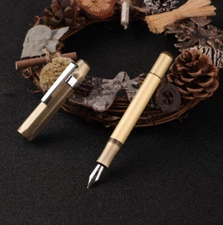 1PC. Brass Fountain Pen Pocket Fountain Pen Gift