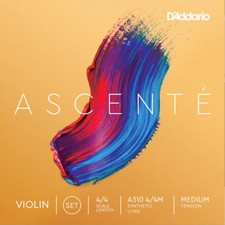 Daddario Ascente Violin String Set 1/8 - Medium, New 
