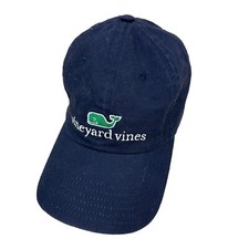 Vineyard Vines Classic Logo Baseball Dad Hat Adjustable Cap Green Whale Spellout