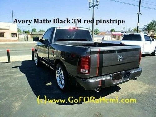 Ram Dodge Trucks All Years 5 Inch + 1/2" Racing Graphic Vinyl Stripes 20 FEET - Image 2 of 4