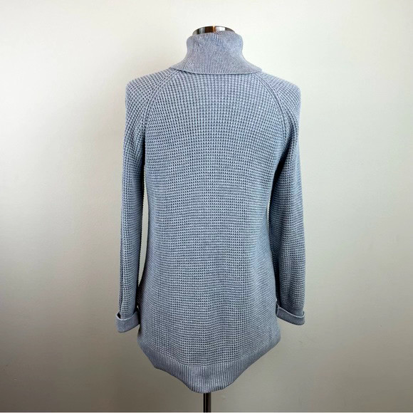 Michael Kors Solid Gray Ribbed Knit Turtleneck Lo… - image 5