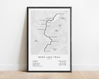 Berg Lake Trail Print | Mount Robson Provincial Park Hiking Trail Poster | BC