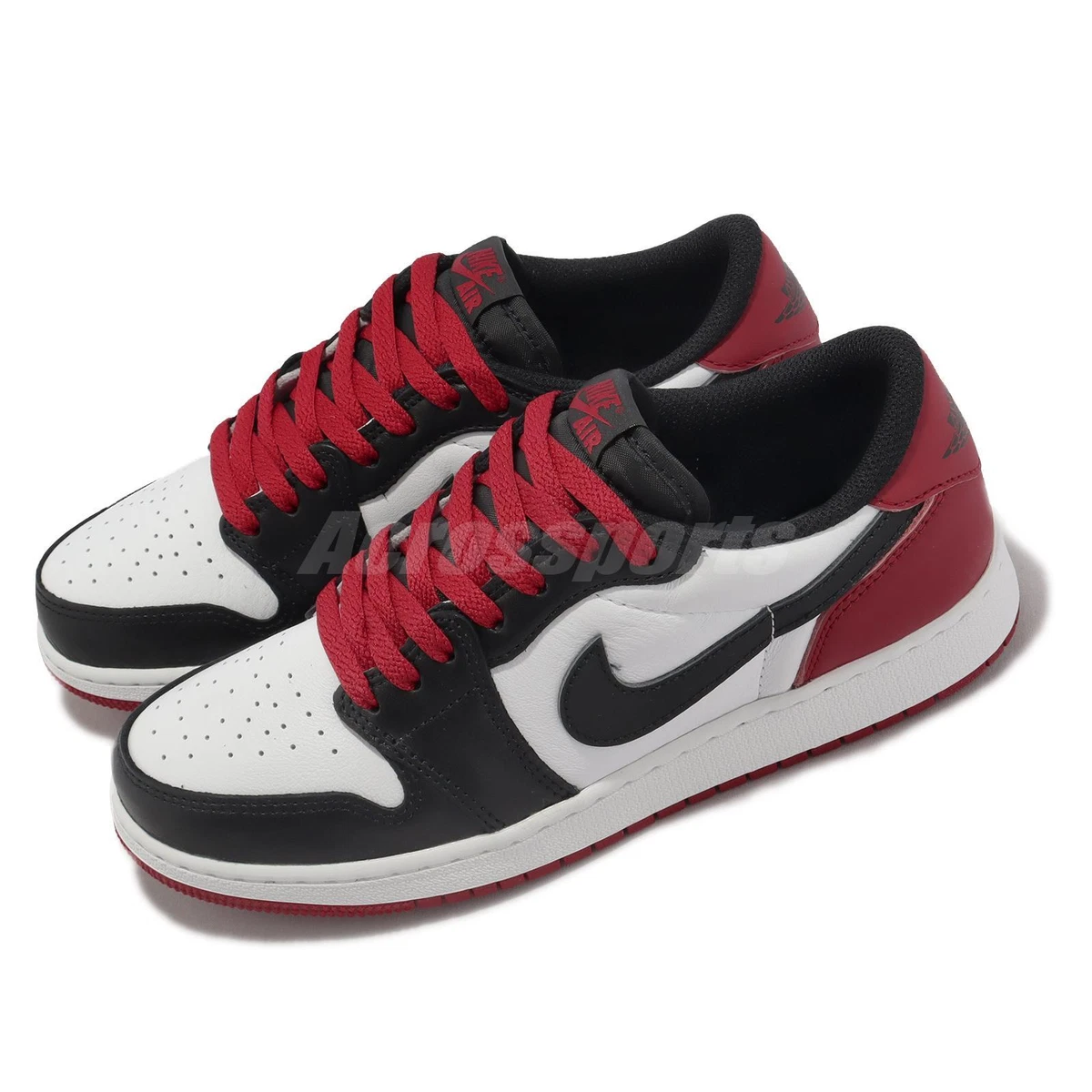 Nike Air Jordan 1 Retro Low OG GS AJ1 Black Toe Kids Youth Casual CZ0858-106