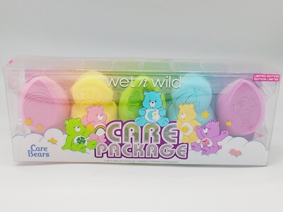Wet N Wild Care Bears 5 Piece Makeup Sponge Set- LIMITED EDITION- NIB