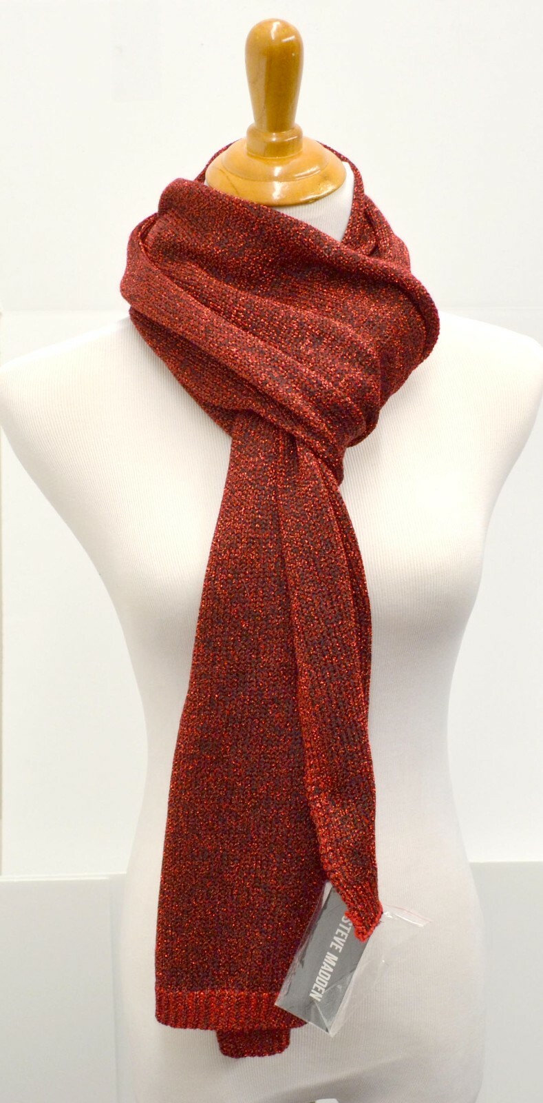 steve madden red scarf
