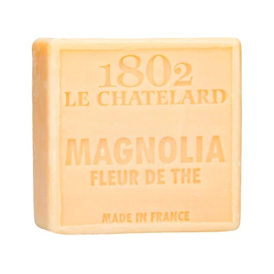 Seife palmölfrei Magnolie-Teeblüte / Savon de Marseille / 100g / Le Chatelard