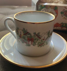 Fitz & Floyd 4 piece demitasse set orignal box never used