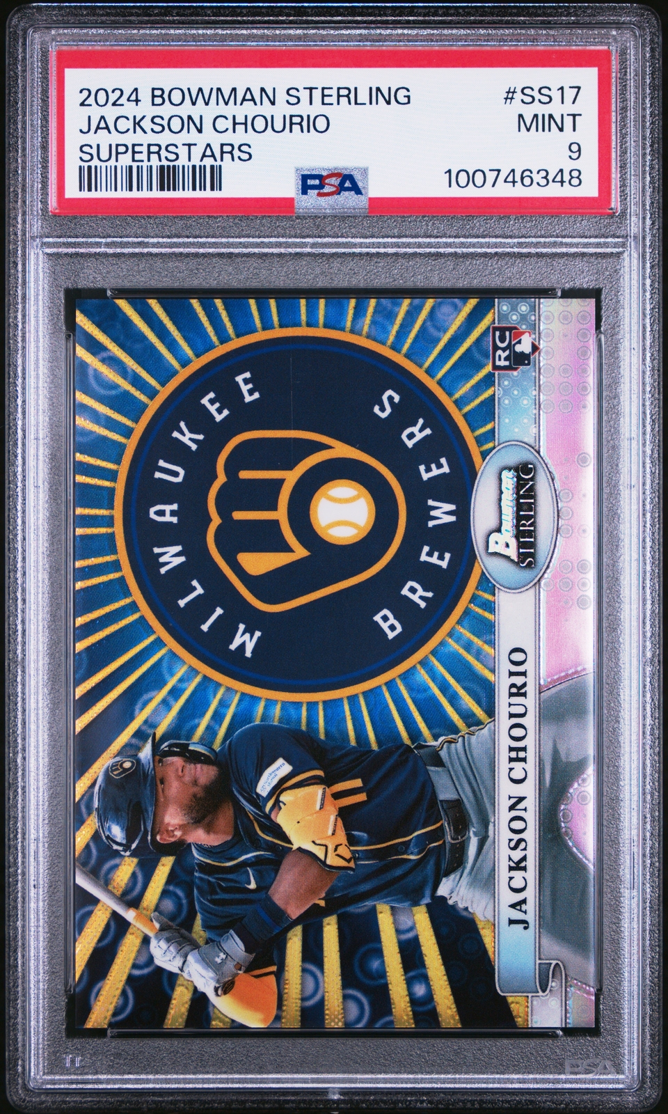 2024 BOWMAN STERLING STERLING SUPERSTARS #SS17 JACKSON CHOURIO PSA 9