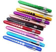 10x Medical First Aid Pen Light Flashlight Doctor Nurse Emergency choose color