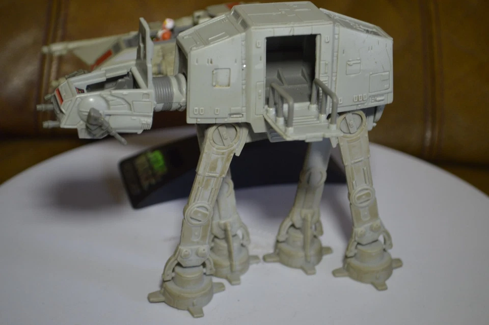 Star Wars 1995 Action Fleet Hoth SNOWSPEEDER + AT AT INCOMPLETE - Image 3 of 4