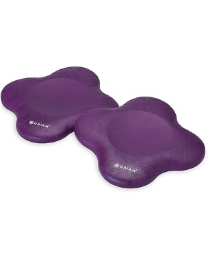 Gaiam Yoga Knee Pads (Set of 2) - Yoga Props and Accessories for Women / Men