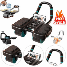 Automatic Rebound AB Roller Exercise Wheel Abdominal Wheel Anti Slip Fitness Gym