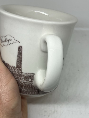 Fishs Eddy Jordan Awan Brooklyn Diner Style Heavy Mug EUC - Picture 11 of 19