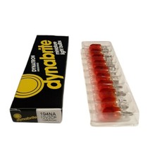 10x 194 Amber Light Miniature Bulb Side Marker Turn Parking 194na