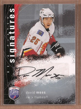 2007-08 Be A Player Signatures #SDM David Moss Auto - HKY