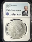 2023-Fiji Morgan Dollar 1882-CC NGC MS70 David Ryder Signed - Early Releases!