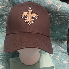NFL Team Apparel New Orleans Saints NFL Football Hat Black One Size