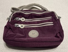 Colorful Fox Purple Crossbody Bag Nylon Multi...
