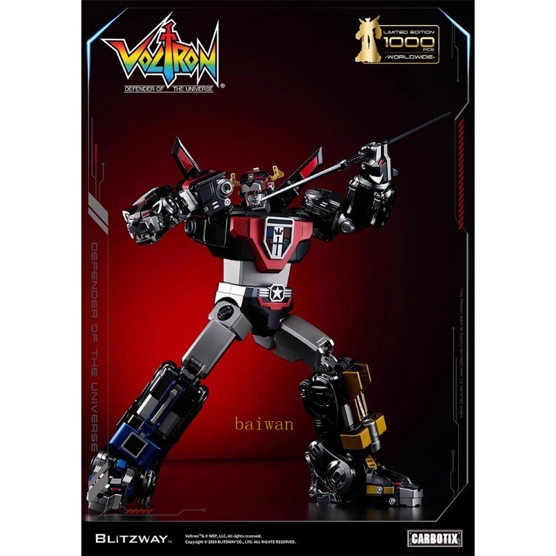 Blitzway BW-CA-11101 Black Voltron Action Figure Collectible Model