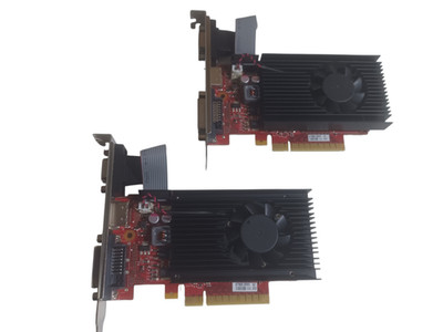 LOT OF 2: DELL NVIDIA GEFORCE GT730 2GB DDR3 64BIT VGA HDMI DVI PCI - USED